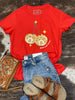 CHEETAH CHERRY RED T-SHIRT
