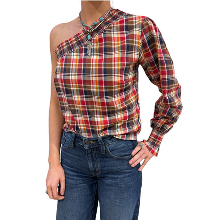 TAHLIA TOP  ‘WESTERN HERITAGE CHECK’