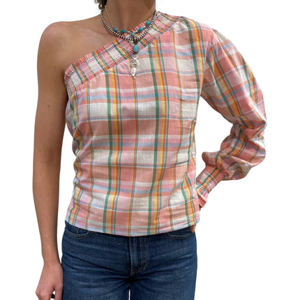 TAHLIA TOP ‘COUNTRY ROSE CHECK’