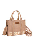 Wrangler Leopard Print Crossbody Bag-Taupe