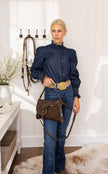 HARPER DENIM BLOUSE
