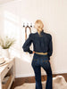 HARPER DENIM BLOUSE
