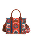Wrangler - Macy Aztec Crossbody Bag - Coral