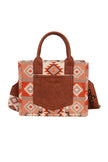 Wrangler - Macy Aztec Crossbody Bag - Tan