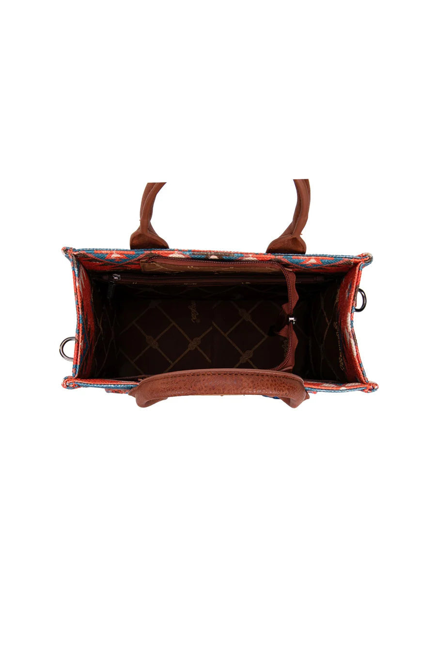 Wrangler - Macy Aztec Crossbody Bag - Coral