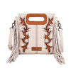 Wrangler - Dallas Fringe Bag - Beige