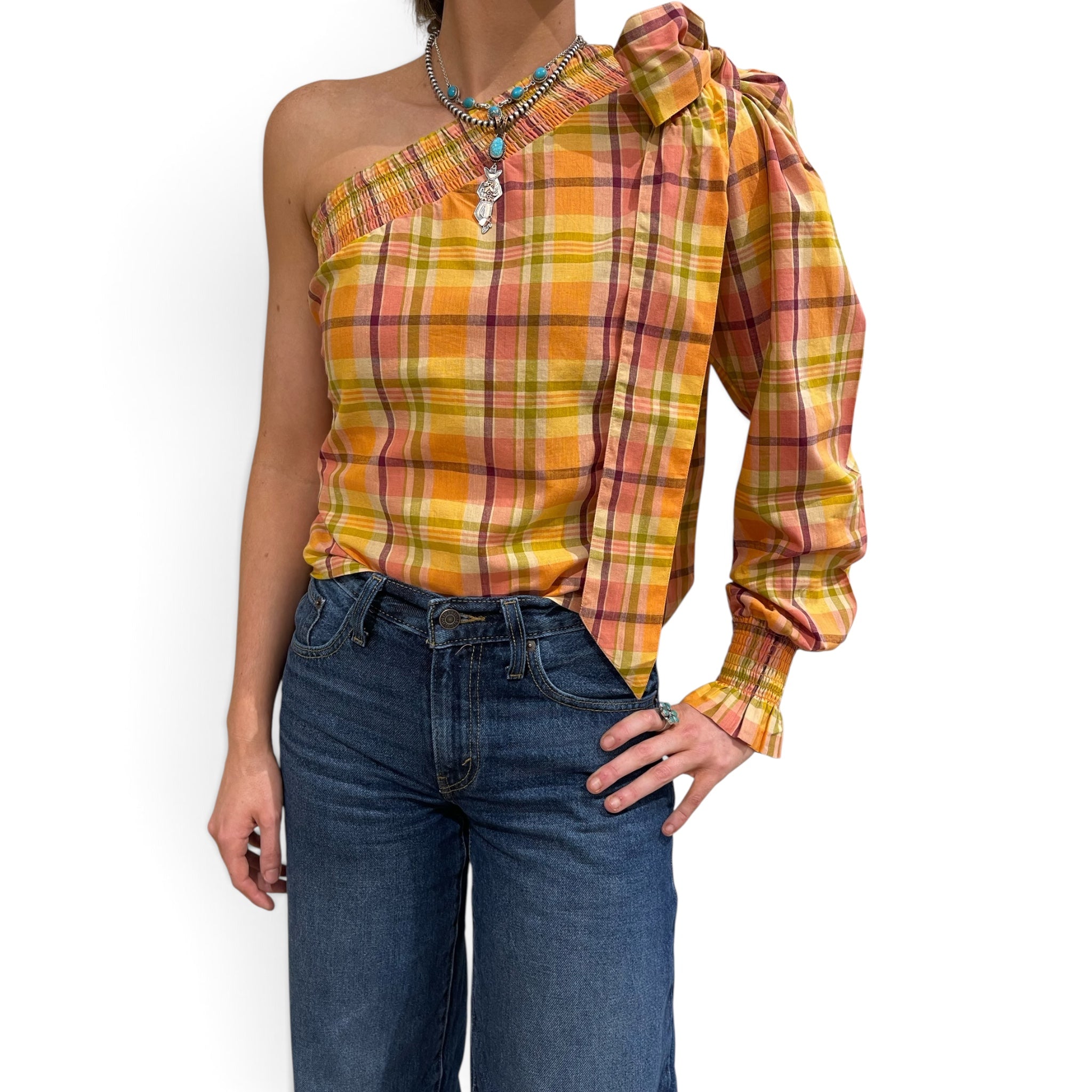 TAHLIA TOP  ‘GOLDEN HOUR CHECK’