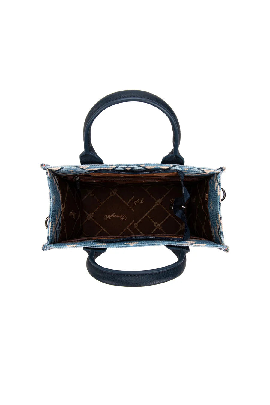 Wrangler - Macy Aztec Crossbody Bag - Blue