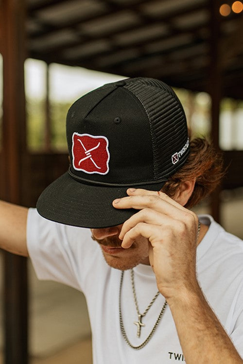 Twisted X Flat Cap