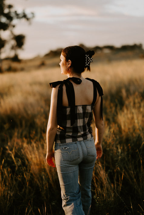 COUNTRY CHECKS -BOW TOP