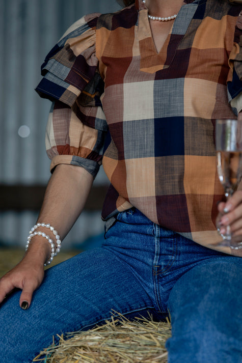 RUBY FRILL BLOUSE - RESTOCKING SOON