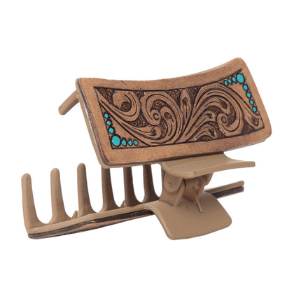 Leather Hair Clip