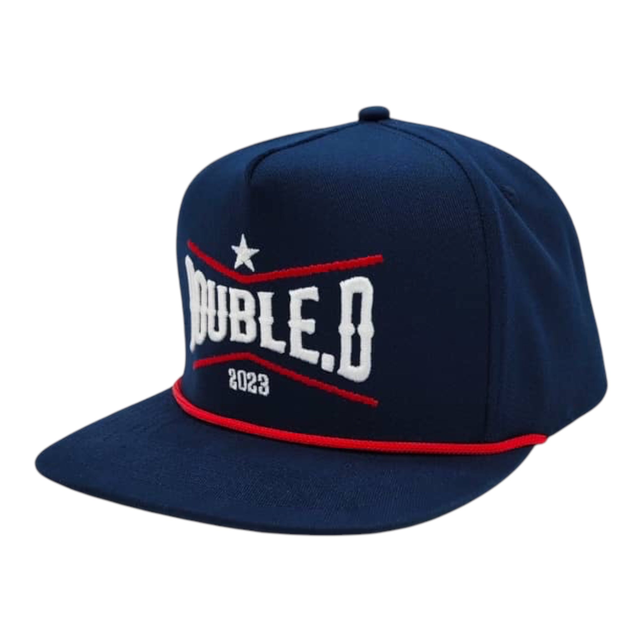 Double D Flat Cap - Navy