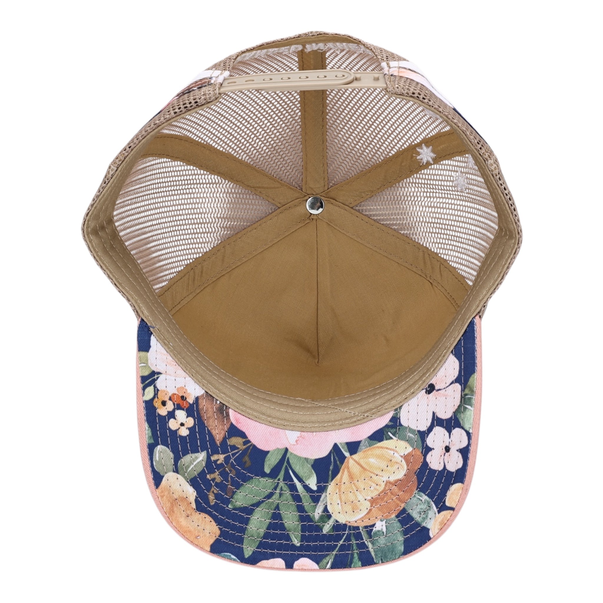 Pink Gingham Trucker Cap