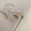 Cougar Cheetah Hair Claw Animal Hair Claw Leopard Hair Claw: Off-White