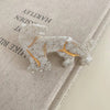 Cougar Cheetah Hair Claw Animal Hair Claw Leopard Hair Claw: Off-White